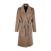 Stijlvolle Valle Coat voor vrouwen Max Mara , Brown , Dames