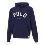 Klassieke Katoenen Sweatshirt Blauwe Hoodie Polo Ralph Lauren , Blue ,...