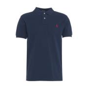 Blauw Poloshirt Stijlvol Geborduurd Logo Polo Ralph Lauren , Blue , He...