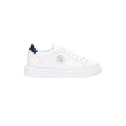 Leren Sneaker voor Mannen Roberto Cavalli , White , Heren