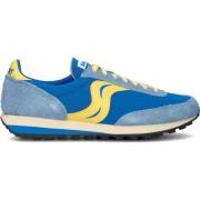 Blauwe Suède Dames Trainer Sneakers Saucony , Blue , Dames