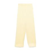 Gele Wijde Broek voor Vrouwen Stella McCartney , Yellow , Dames