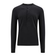 Stijlvolle Longsleeve Top Tom Ford , Black , Heren