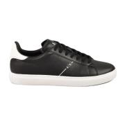 Leren Rubberen Zoolschoenen Armani Exchange , Black , Heren