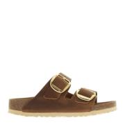 Arizon - Geolied leren slipper Birkenstock , Brown , Dames