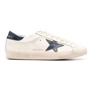 Glanzend leren ster- en haksneakers Golden Goose , Beige , Heren