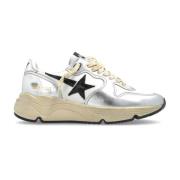 Hardloopschoen Nylon Leren Sneakers Golden Goose , Gray , Dames