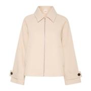 Stijlvolle Ilvy Jas in Havermeel Soaked in Luxury , Beige , Dames