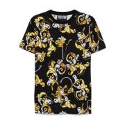 Zwarte T-shirts en Polo's Versace Jeans Couture , Multicolor , Heren