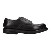 Derby 32203A in vitello Premiata , Black , Heren