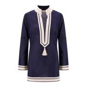 Short Dresses Tory Burch , Blue , Dames