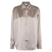 Kreukel Shirt Filippa K , Brown , Dames