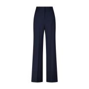 Wijde Stoffen Broek Patrizia Pepe , Blue , Dames