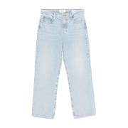 Crop Jeans Frame , Blue , Dames