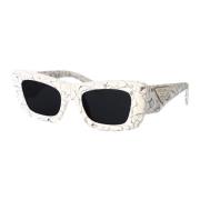 Stijlvolle zonnebril met 0PR 13Zs Prada , White , Dames