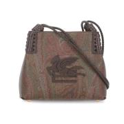 Bruine Katoenen Winkelmand met Pegasus Etro , Brown , Dames