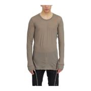 Basic T-shirt met lange mouwen Rick Owens , Gray , Heren