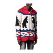 Stijlvolle Pullover met Uniek Ontwerp Dsquared2 , Multicolor , Heren