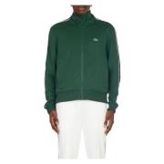 Track Jacket Zip-through Sweatshirt Collection Lacoste , Green , Heren