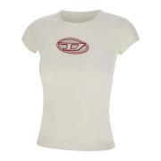 Wit Stijlvol Shirt Diesel , White , Dames