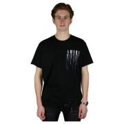 Verf Druppel Kern Logo Tee Amiri , Black , Heren