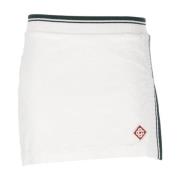 Witte Minirok met Logopatch Casablanca , White , Dames