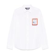 Witte Button-Up Shirt met Grafische Print Jacquemus , White , Heren