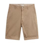 Katoenen Bermuda Shorts met Zakken Woolrich , Brown , Heren