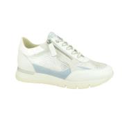 Blauw en Zilver Runner DL Sport , White , Dames