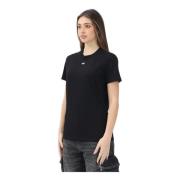 Zwart T-shirt met korte mouwen Essential Diesel , Black , Dames