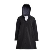 A-lijn Waterdichte Regenjas voor Vrouwen Stutterheim , Black , Dames