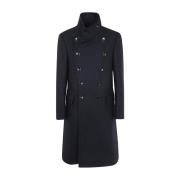 Lange Jas voor Stijlvolle Buitenkleding Tom Ford , Black , Heren