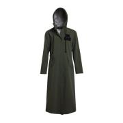 Matte Regenjas met V-Vormige Voorkant Stutterheim , Green , Dames