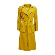 Matte Trenchcoat met Modern Design Stutterheim , Yellow , Dames