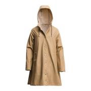 A-lijn Lichtgewicht Regenjas Stutterheim , Beige , Dames