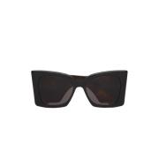 Cat Eye Blaze Zonnebril Saint Laurent , Black , Unisex