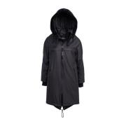 Waterdichte Fishtail Parka Stutterheim , Black , Unisex