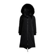 Waterdichte Fishtail Parka voor Vrouwen Stutterheim , Black , Dames