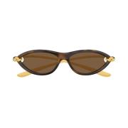 Elegante Cat-Eye Zonnebril Bottega Veneta , Brown , Unisex