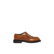 Luxe Leren Mocassins met Chunky Silhouet Max Mara , Brown , Dames