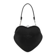 Belle Heart Leren Handtas Vivienne Westwood , Black , Dames