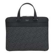 Monogram Business Tas Zwart Salvatore Ferragamo , Black , Heren