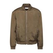 Twill Teddy Bomberjack Mannen Saint Laurent , Green , Heren