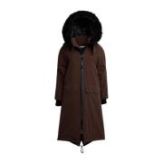 Waterdichte Fishtail Parka voor Vrouwen Stutterheim , Brown , Dames