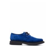 Suede Derbies Veterschoenen Mannen Saint Laurent , Blue , Heren