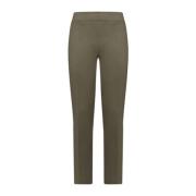 Elastane Leggings met Elastische Taille Blanca Vita , Green , Dames