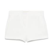 Denim Zomer Shorts Ermanno Scervino , White , Dames