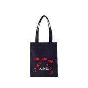 Tote Bags A.p.c. , Blue , Dames