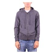 Antraciet Merinowol Hoodie Trui Drumohr , Gray , Heren