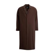 Mat Waterdichte Lange Regenjas Stutterheim , Brown , Heren